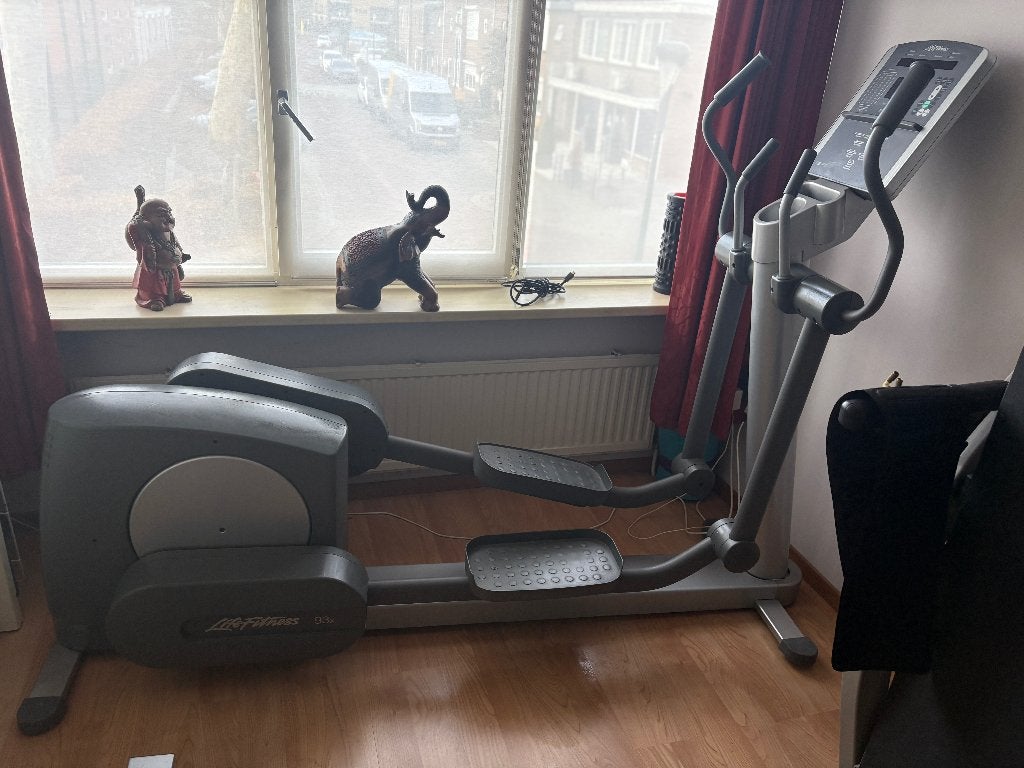 Life Fittness X93i crosstrainer, Ophalen, Benen, Gebruikt, Aluminium