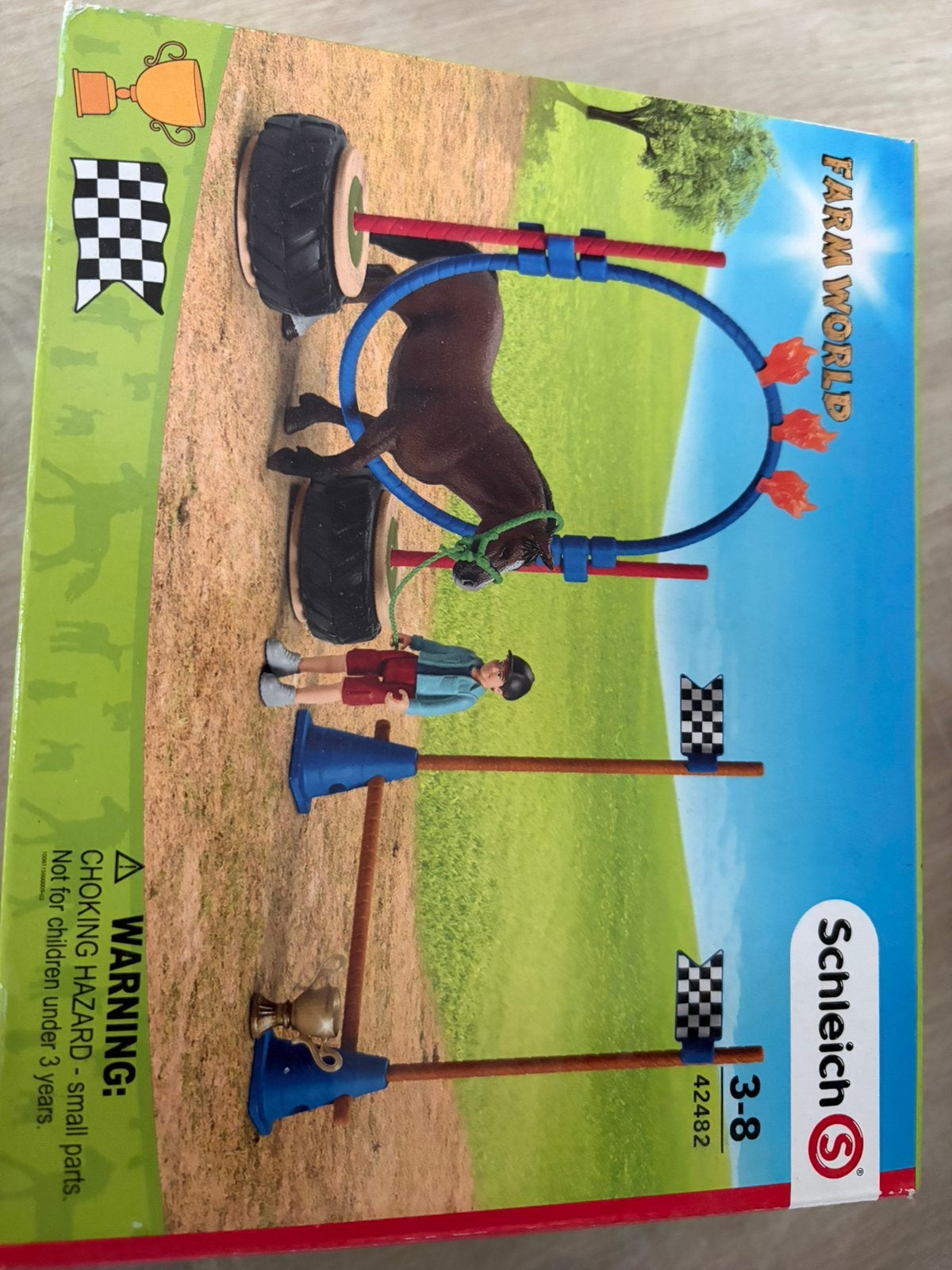 Schleich farm world te koop, Ophalen of Verzenden, Zo goed als nieuw, Paard, Beeldje of Figuurtje