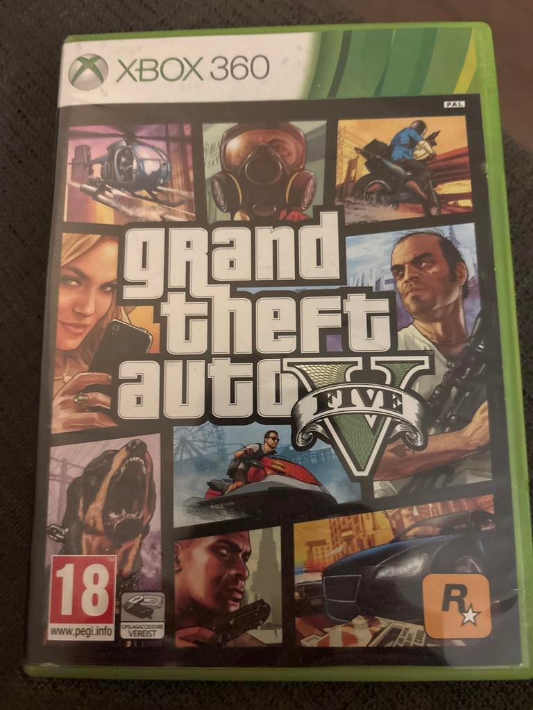 Grand Theft Auto V (GTA 5) voor Xbox 360, Avontuur en Actie, Online, Gebruikt, Vanaf 18 jaar