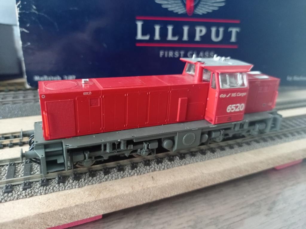 Liliput NS Cargo 6520, trein, lokomotief, Hobby en Vrije tijd, Modeltreinen | H0, Gebruikt, Analoog, Ophalen of Verzenden, Liliput