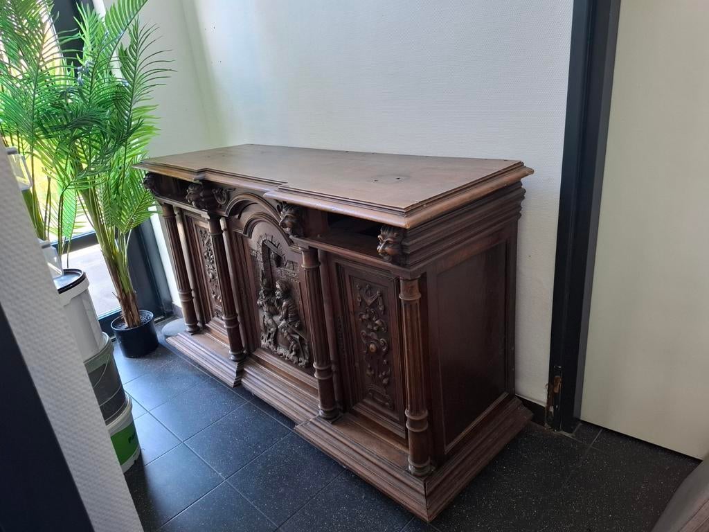 Antieke kast, Ophalen, Gebruikt, 50 tot 75 cm, 150 tot 200 cm