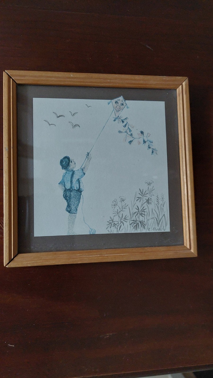 Schilderij paartje., Antiek en Kunst, Kunst | Tekeningen en Foto's, Ophalen of Verzenden