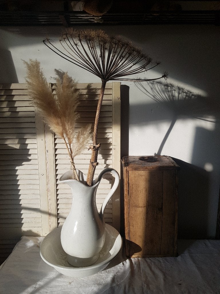 mooie brocante lampet set, Ophalen of Verzenden