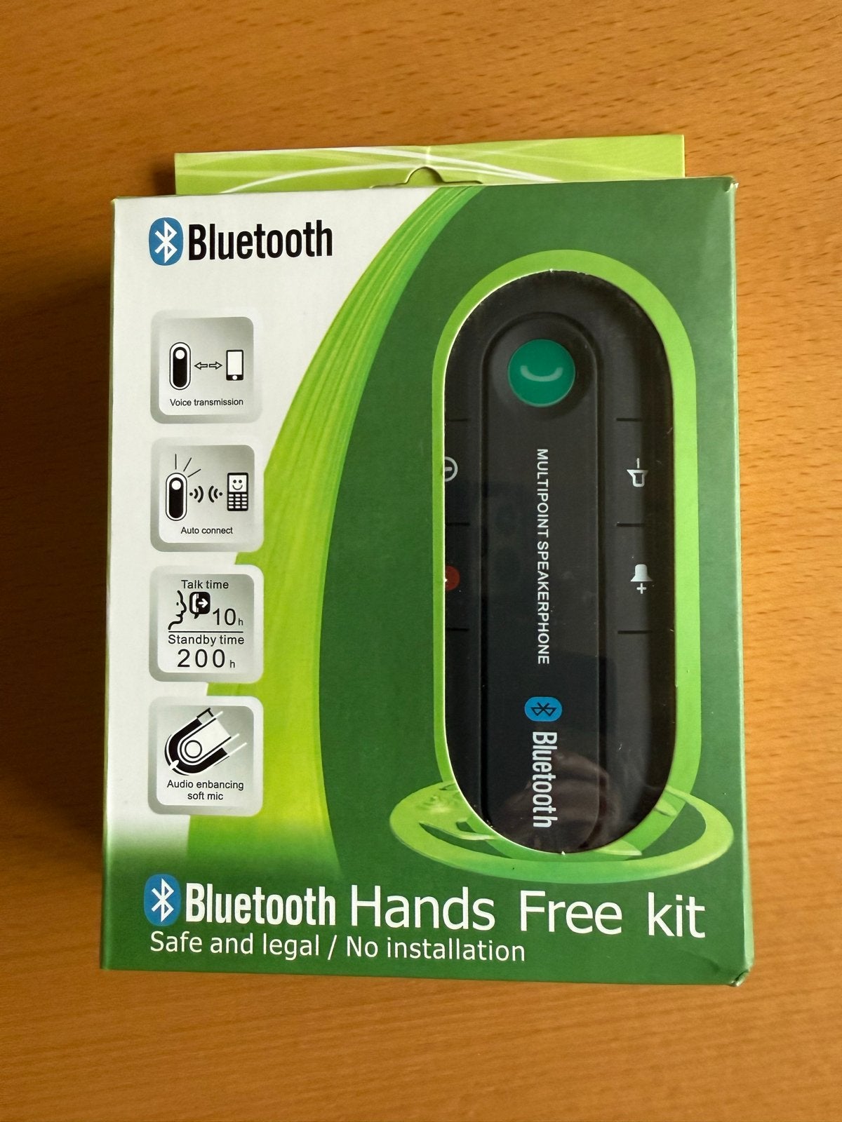 Bluetooth handsfree carkit - Nieuw in verpakking, Auto diversen, Carkits, Ophalen of Verzenden, Nieuw