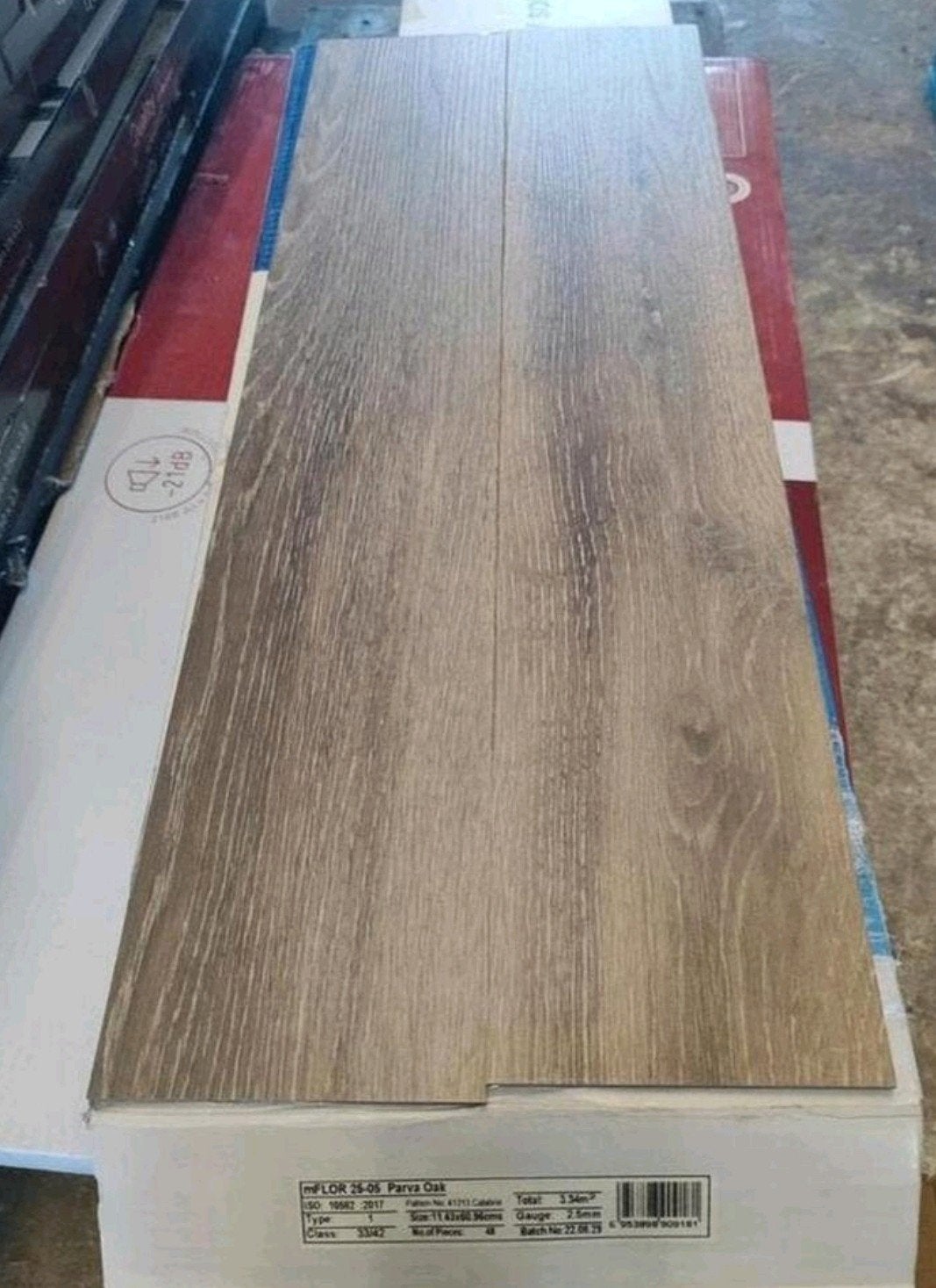 Mflor parva oak visgraat 41213 6.68m2, Ophalen, Nieuw, 75 m² of meer, Overige typen