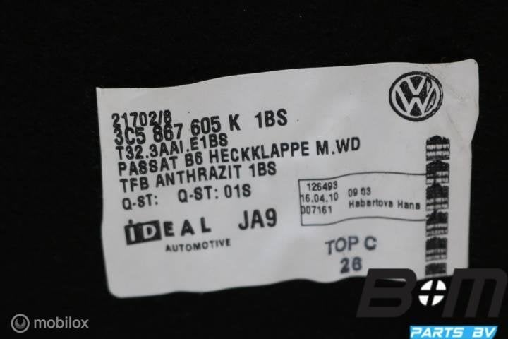 Achterklep bekleding VW Passat B6 3C5867605K, Gebruikt
