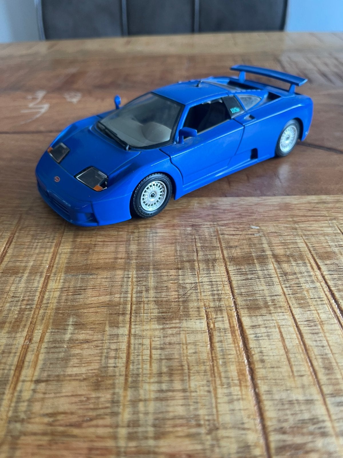 Bugatti EB110 1/24 Bburago, Ophalen of Verzenden, Zo goed als nieuw, Bburago