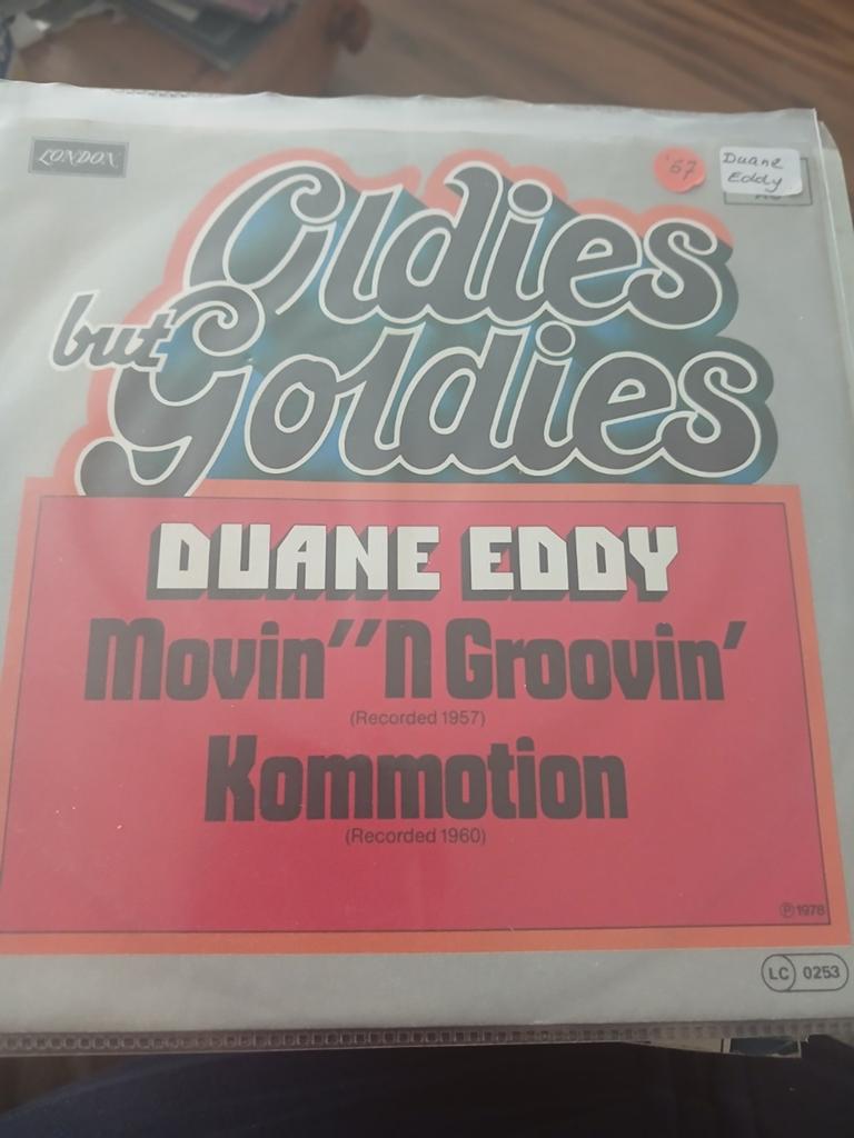 DUANE EDDY movin n groovin / kommotion OLDIES BUT GOLDIES, Ophalen of Verzenden, Zo goed als nieuw, Pop