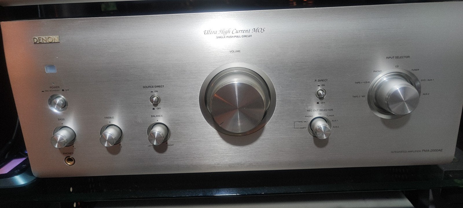 Denon PMA 2000 AE Versterker - Uitstekende Staat, Denon, Ophalen of Verzenden, Zo goed als nieuw, 120 watt of meer