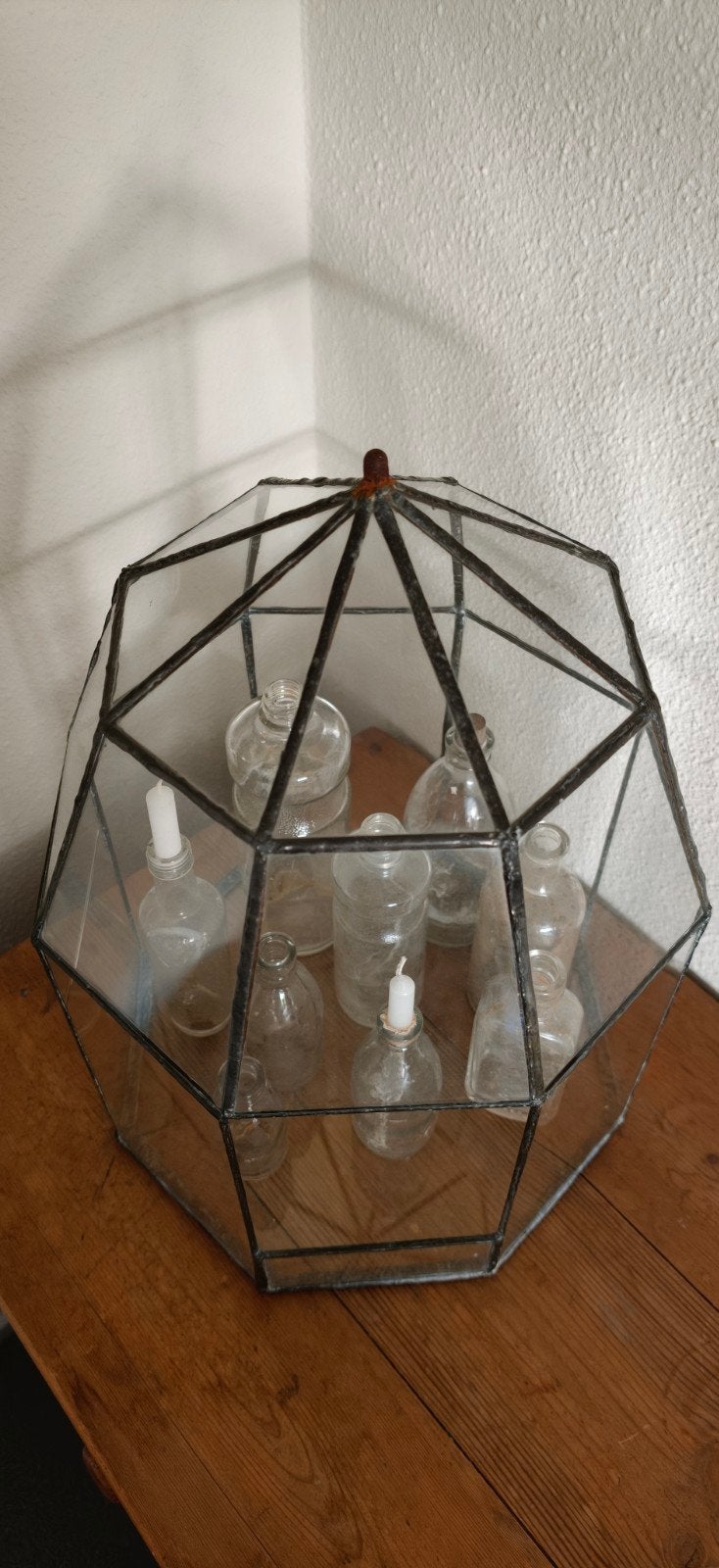 Oud terrarium / vitrinekastje / stolp, Ophalen of Verzenden