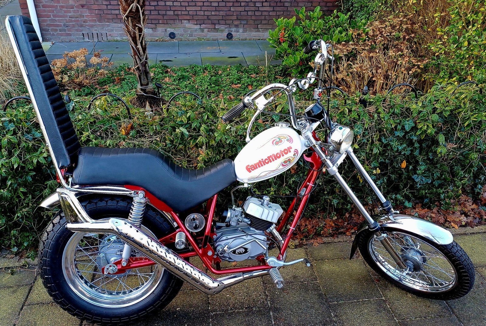 Unieke Fantic Motor Chopper Brommer - Klassieke Stijl, Fietsen en Brommers, Ophalen of Verzenden, Overige merken