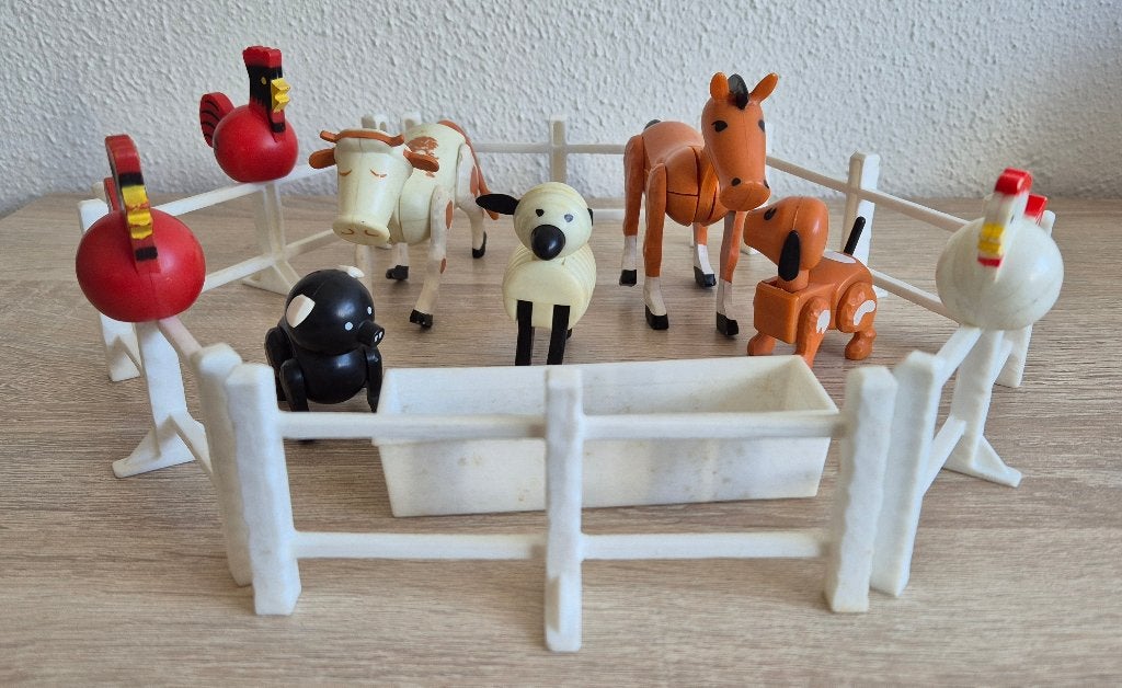Vintage Fisher Price Farm jaren 80, Ophalen of Verzenden, Gebruikt, Speelset