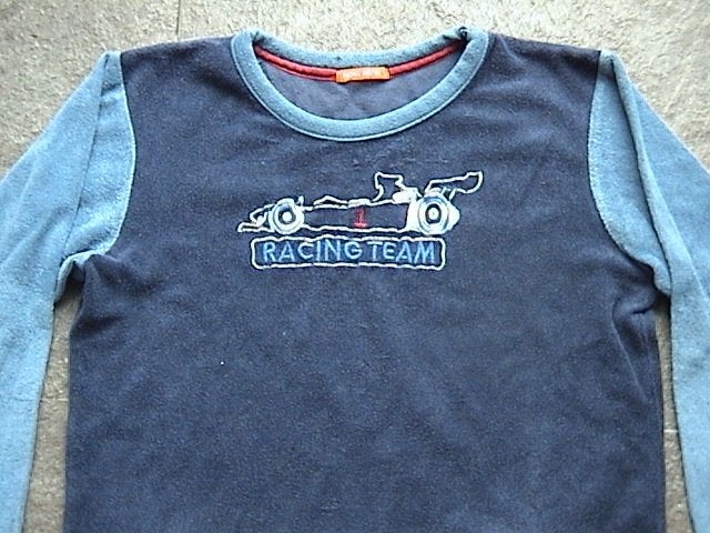 HEMA blauwe pyama voor jongen met opdruk racing team reace, Nacht- of Onderkleding, Gebruikt, Ophalen of Verzenden, Hema