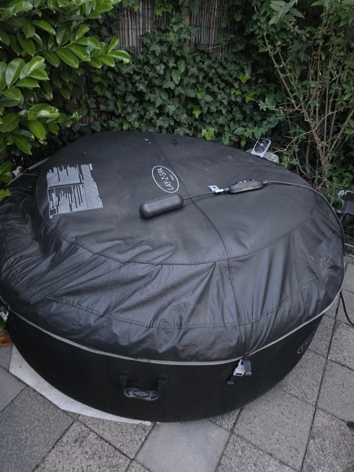 Lay-Z-Spa Opblaasbare Jacuzzi met Afdekzeil Lazy spa miami, Ophalen, Gebruikt, Afdekzeil, Opblaasbaar