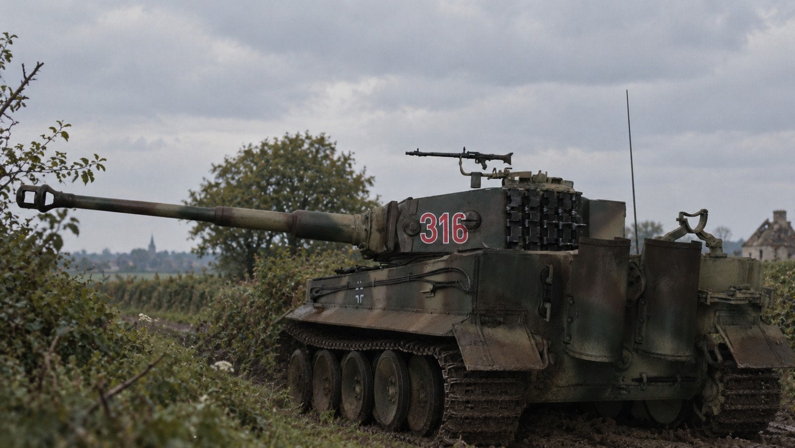 1/16 Tiger 1 'Mid' met vol interieur, Tank, Groter dan 1:32, Nieuw, Ophalen