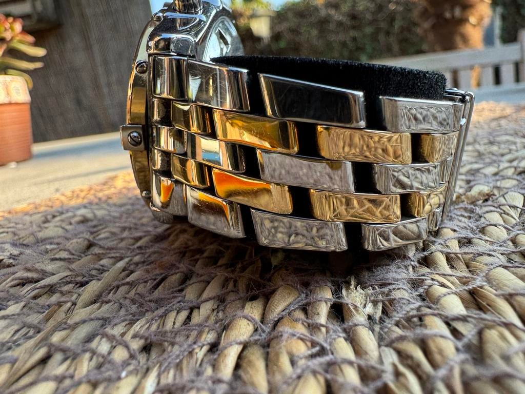 Breitling Crosswind  18k goud stalen band, Breitling, Polshorloge, Ophalen of Verzenden, Zo goed als nieuw