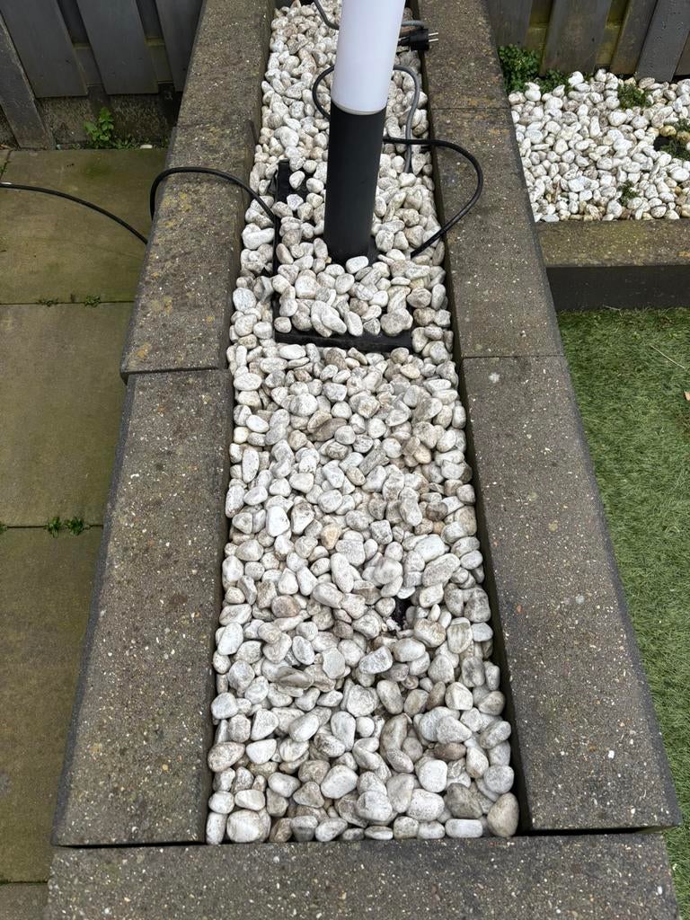 Sier stenen wit, Tuin en Terras, Waterpartijen en Fonteinen, Ophalen, Zo goed als nieuw, Beton, Waterornament