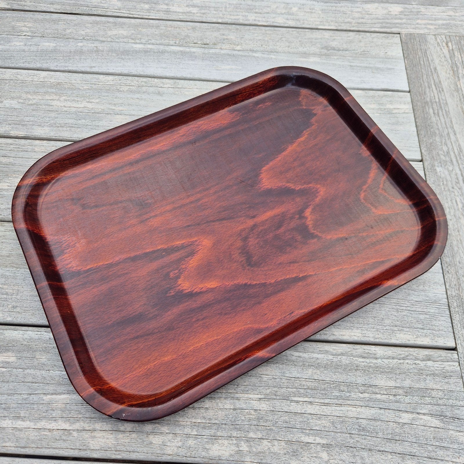 Gerling Retro Vintage Dienblad -  Hout Gerlion, Ophalen of Verzenden, Huis en Inrichting