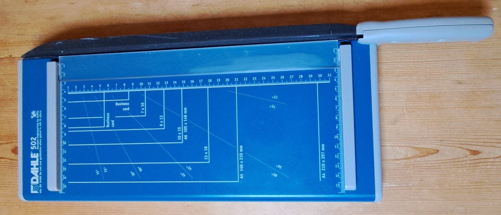 Hefboomsnijmachine Dahle 502, Ophalen of Verzenden, Zo goed als nieuw