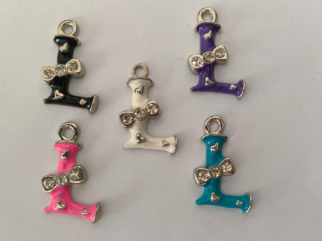 Metalen letter L, Overige thema's, Meerkleurig, Zo goed als nieuw, Knutselmateriaal