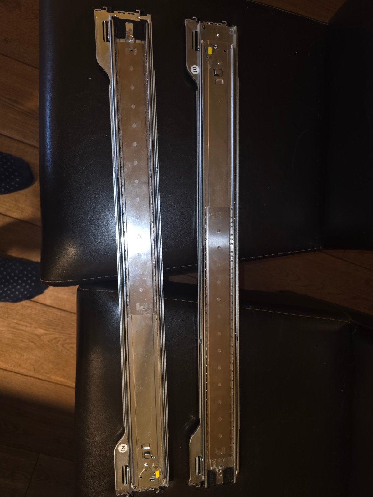 19 inch rackrails voor 2U servers (Supermicro 829 compatibe), Computers en Software, Ophalen, Gebruikt