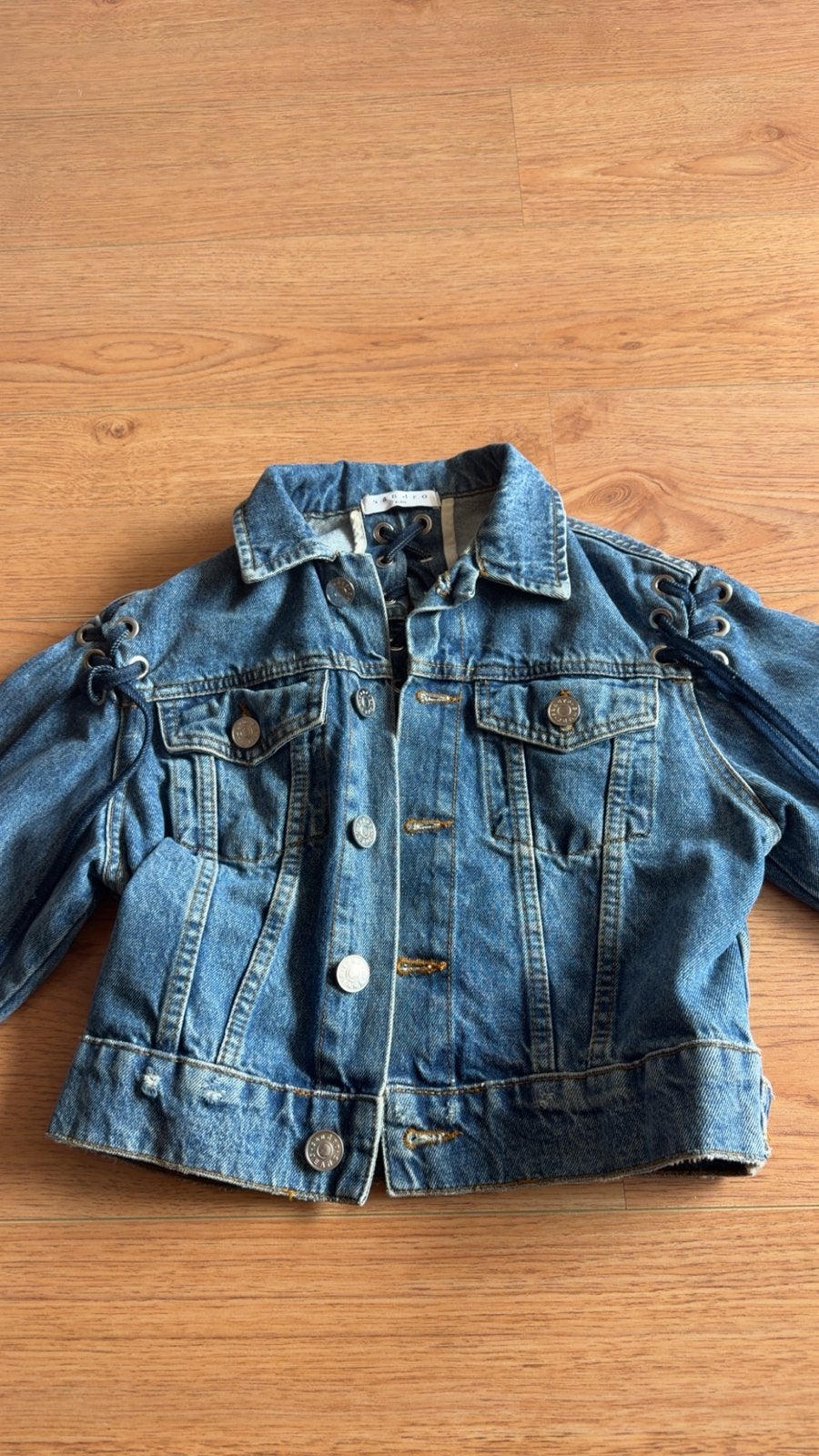 Blauwe spijkerjasje, Nieuw, Jasje, Maat 36 (S), Verzenden