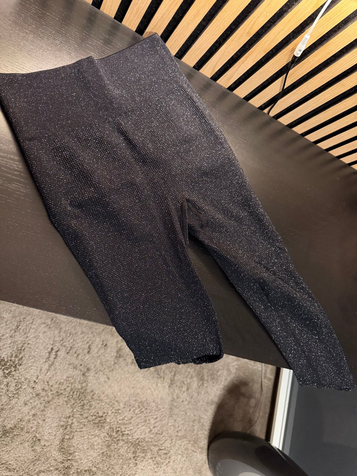 Glitter legging maat L, Legging, Zwart, Ophalen of Verzenden, Maat 44/46 (L)