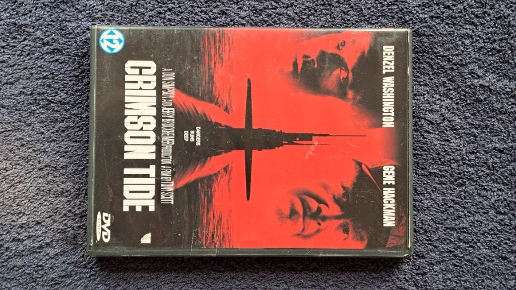 Crimson Tide "Gene Hackman, Denzel Washington", Vanaf 16 jaar, Ophalen of Verzenden, Zo goed als nieuw, Actie en Avontuur