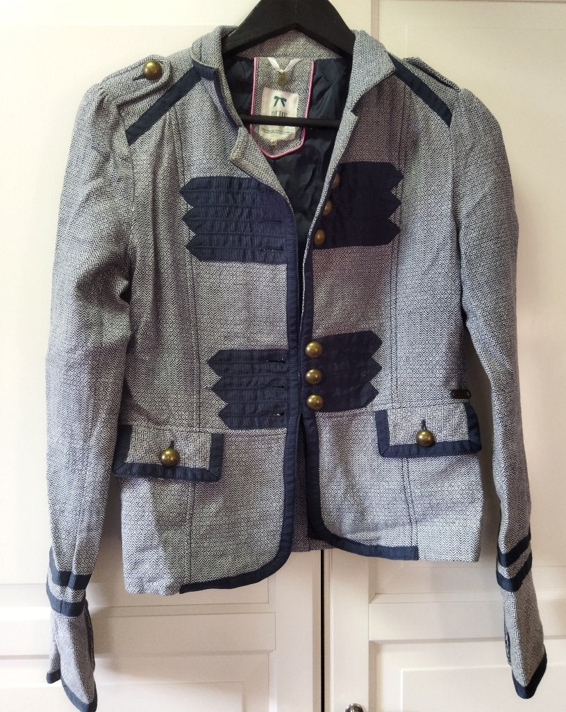Dept Blazer Blauw Maat M, Maat 38/40 (M), Blauw, Ophalen of Verzenden, Zo goed als nieuw