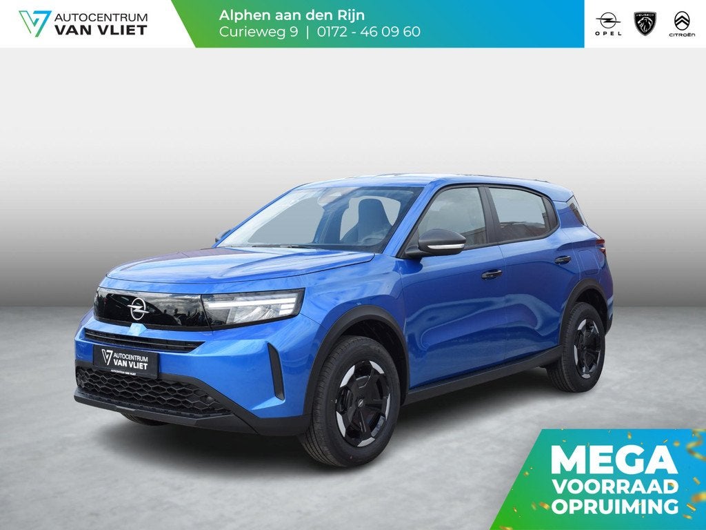 Opel Frontera Electric Edition 44 kWh CAMERA MET SENSOREN |, Auto's, Opel, Stof, Gebruikt, Blauw, Origineel Nederlands