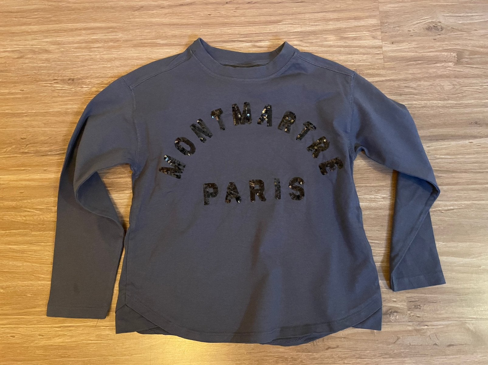 Blauw shirt zara mt 128, Kinderen en Baby's, Kinderkleding | Maat 128, Ophalen of Verzenden, Zo goed als nieuw, Meisje, Shirt of Longsleeve