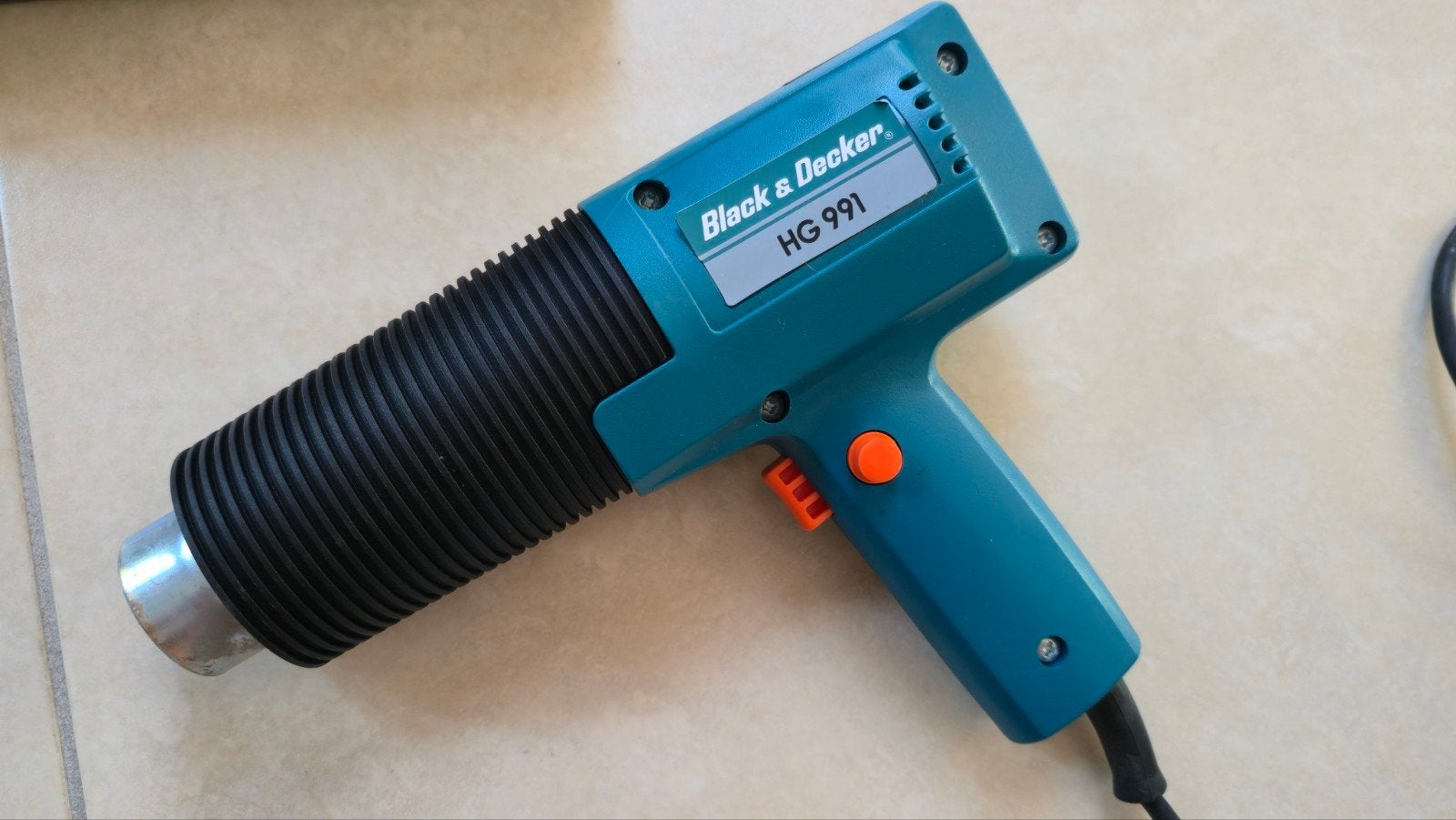 Black & Decker HG991 Heteluchtpistool - Vintage, Ophalen, Zo goed als nieuw, Overige typen