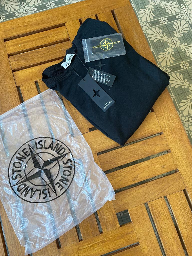 Stone Island T-shirt Zwart - Nieuw met labels, Zwart, Verzenden, Maat 48/50 (M), Stone Island