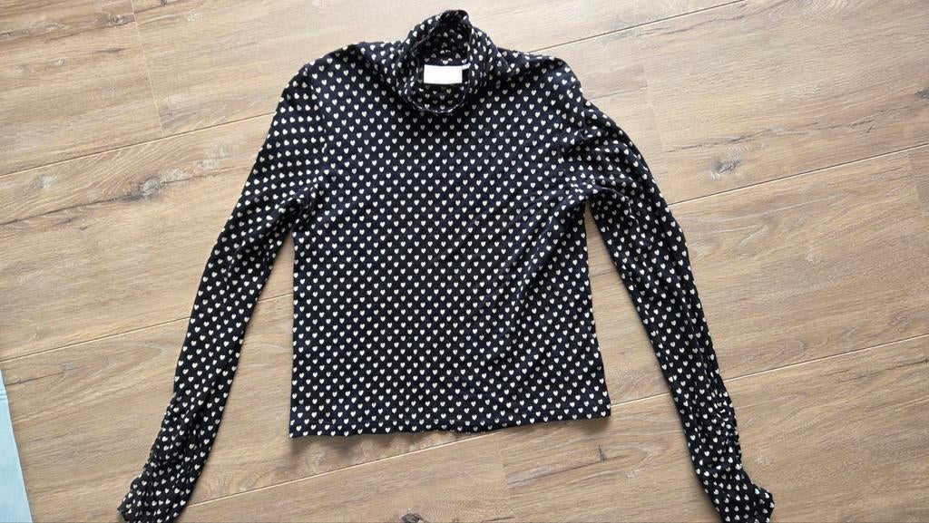 Fabienne Chapot met hartjesprint XS, Kleding | Dames, Maat 38/40 (M), Zwart, Ophalen of Verzenden, Zo goed als nieuw