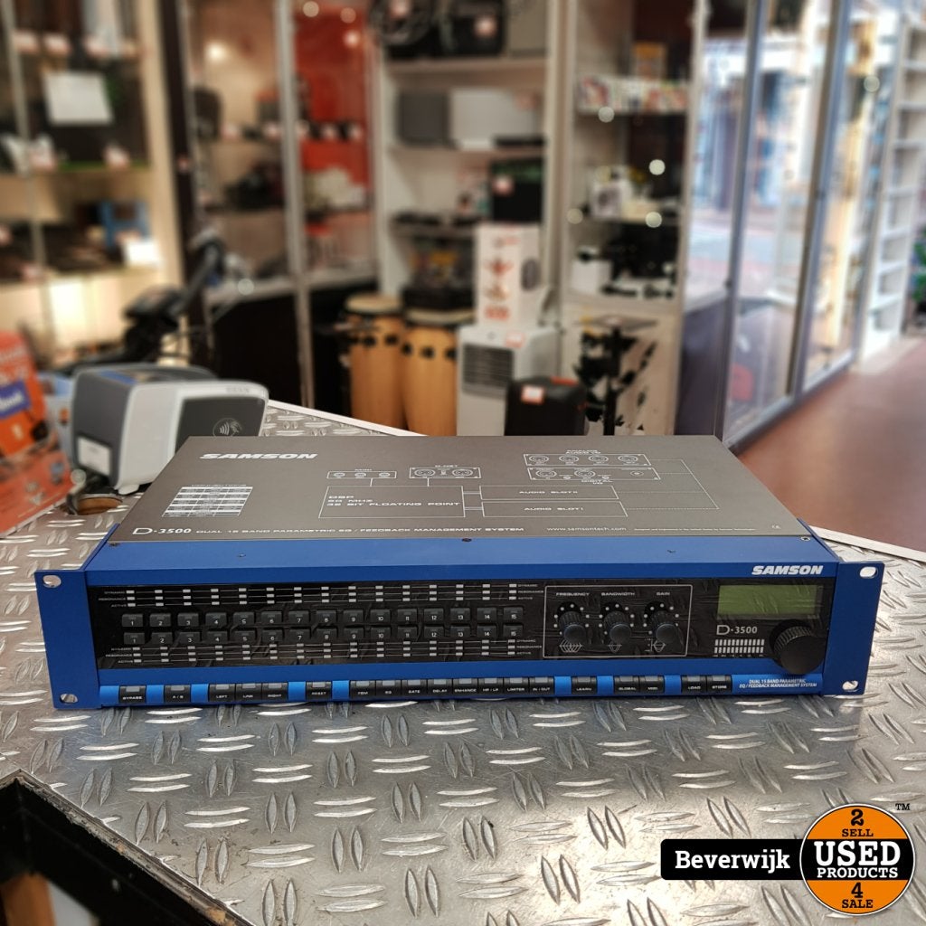 Samson D-3500 Digitale 2x 15-band parametrische EQ - In Nett, Flex Ltd., Gebruikt, https://flex.com/contact-us, Nobelstraat 10, 5807 GA Oostrum