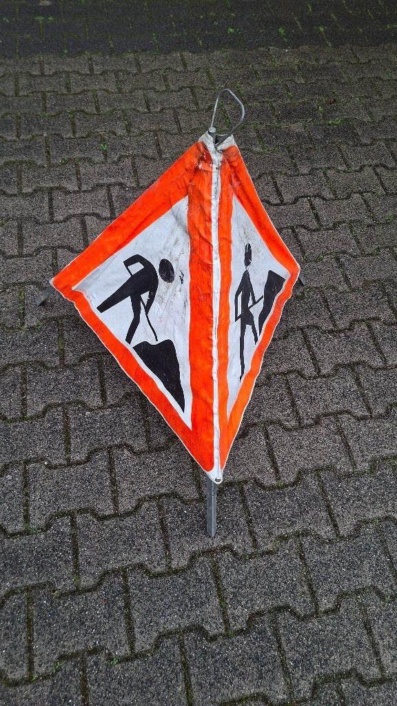 Triopan Rook en open vuur verboden + Werkzaamheden borden, Auto diversen, ., Ophalen of Verzenden, Zo goed als nieuw, .