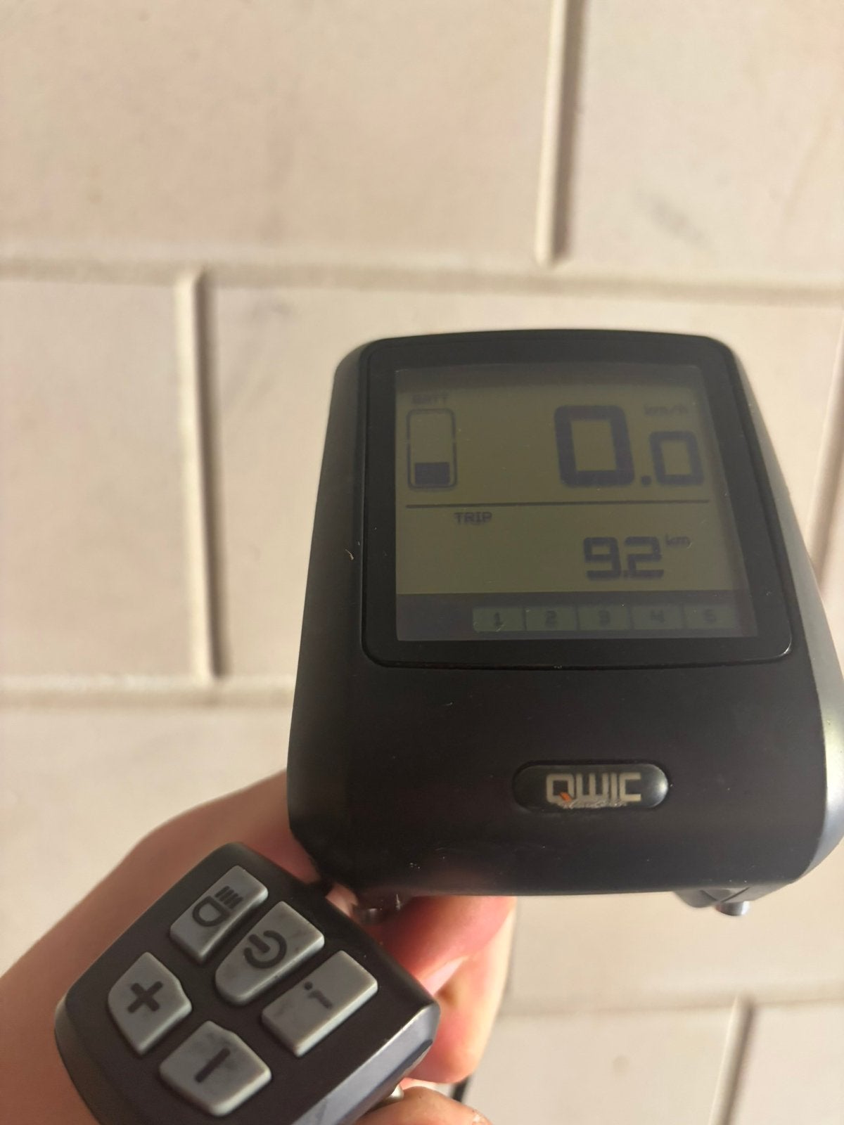 Goed werkende BAFANG display - qwic - UART - 85 cm, Ophalen of Verzenden, Zo goed als nieuw