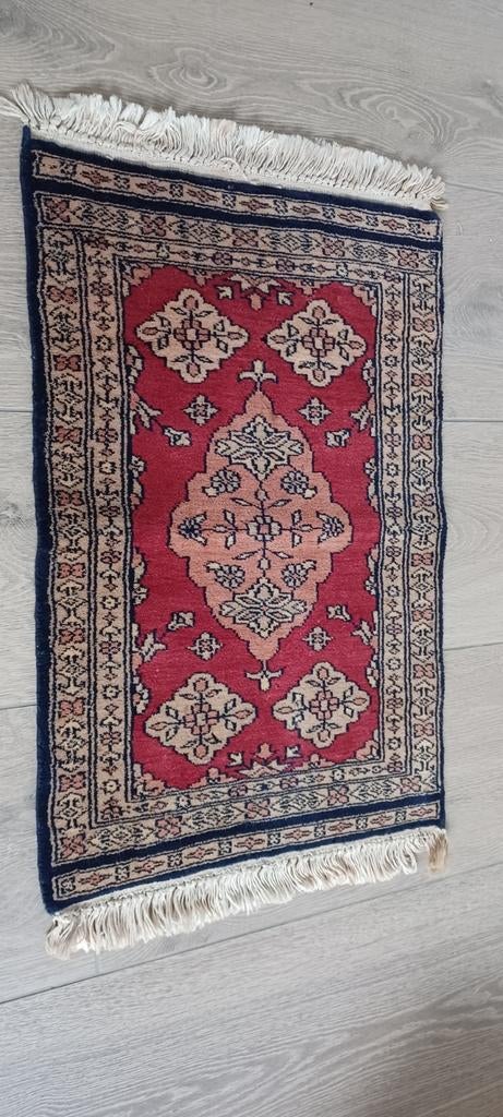 Handgeknoopt karpet, rood met patroon, Ophalen of Verzenden