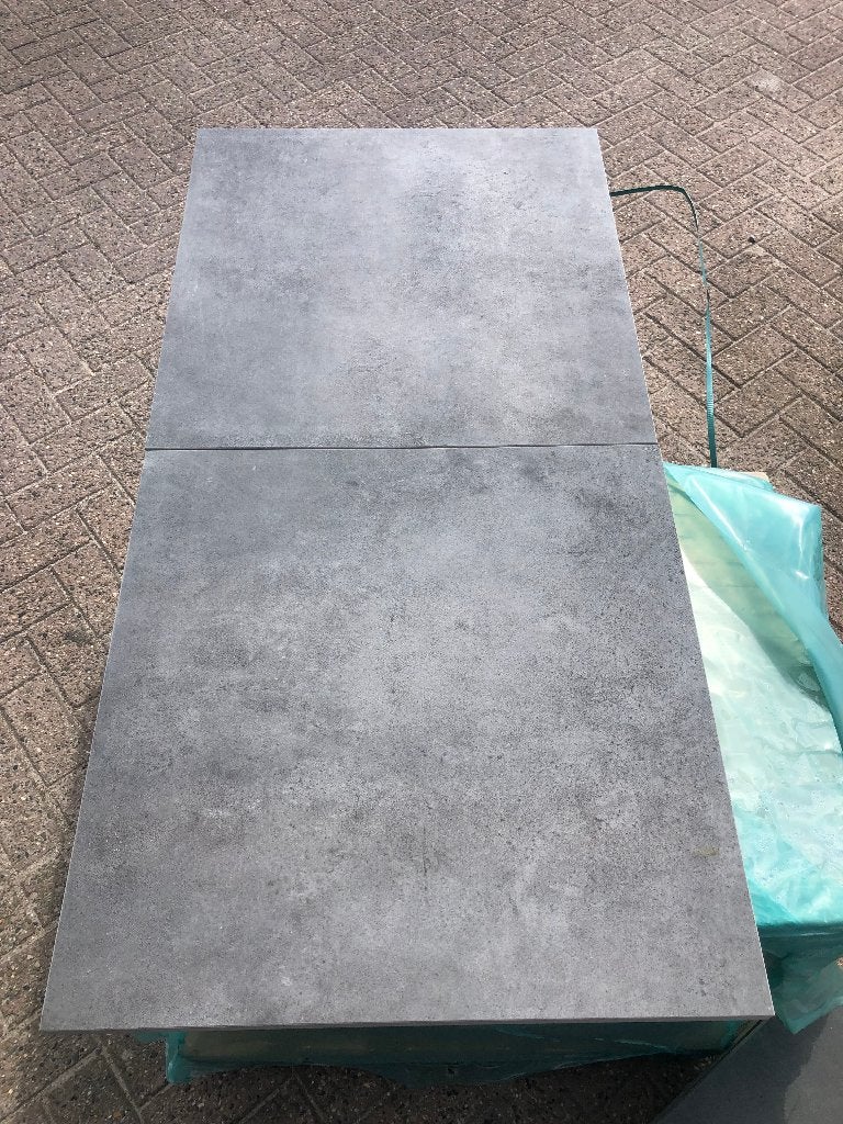 keramische terrastegels antraciet nuance 60x60x3 cm actie, Keramiek, Nieuw, Ophalen of Verzenden, 10 m² of meer