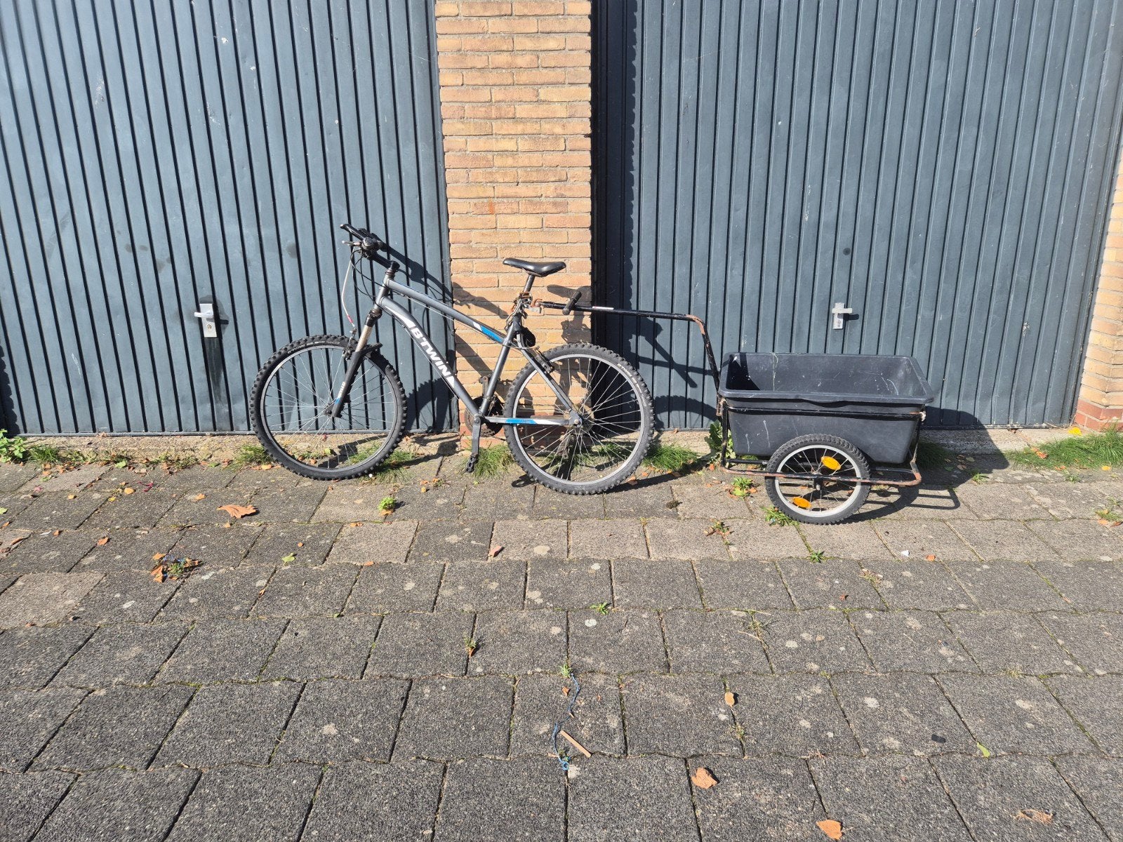 Stevige fietskar voor bagage of huisdier, Ophalen of Verzenden, Gebruikt, Bagagekar, 40 tot 60 kg