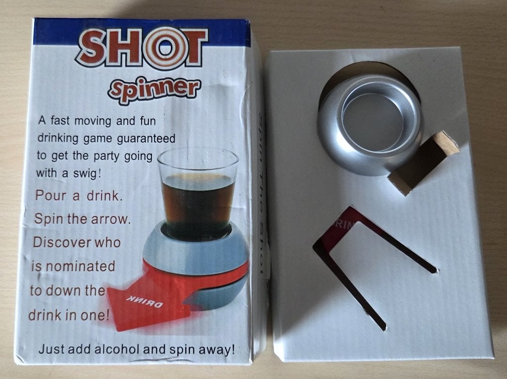Shot Spinner Drankspel, Een of twee spelers, Ophalen of Verzenden, Nieuw