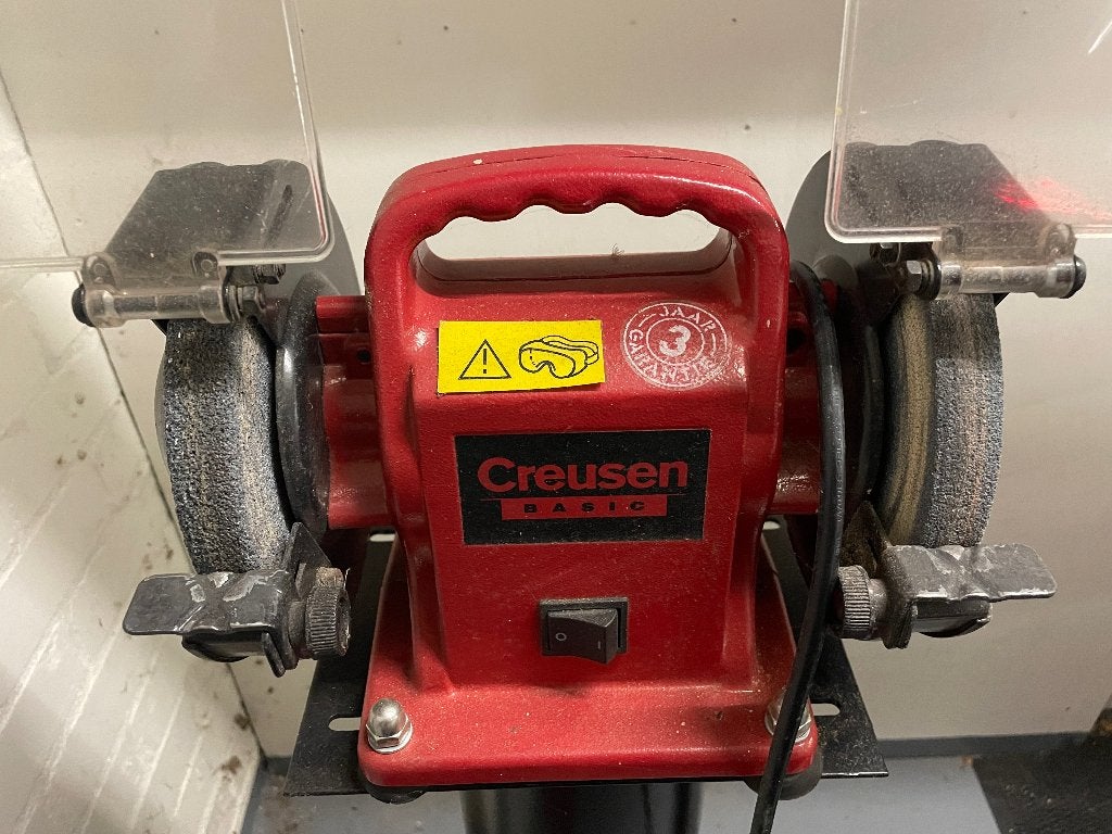 Creusen bankslijpmachine, Doe-het-zelf en Verbouw, Gereedschap | Slijpmachines, Ophalen, Zo goed als nieuw, Minder dan 700 watt