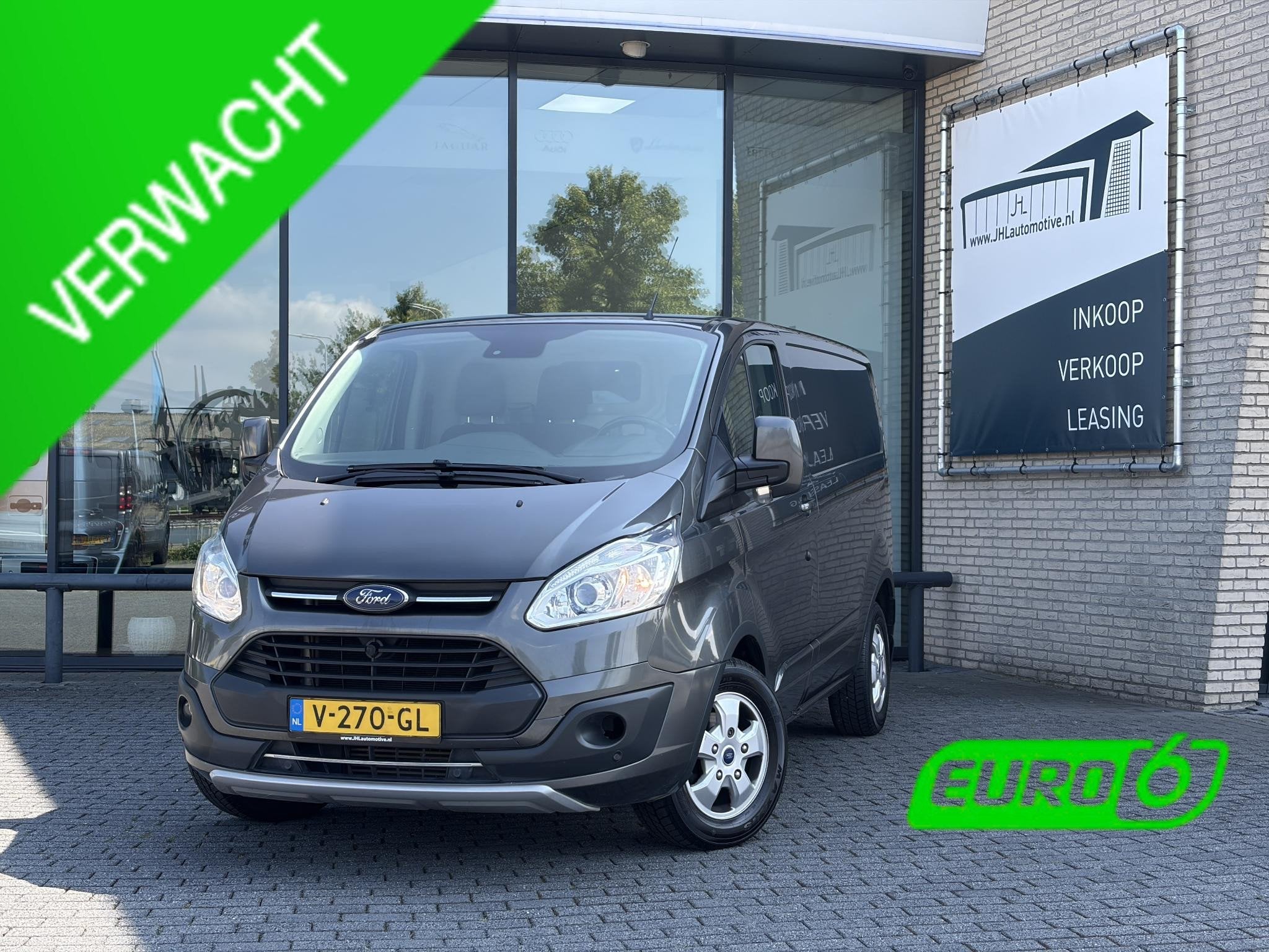 Ford Transit Custom 290 2.0 TDCI L1H1*A/C*CRUISE*HAAK*3-P*NA, Auto's, Stof, Euro 6, 4 cilinders, 2500 kg