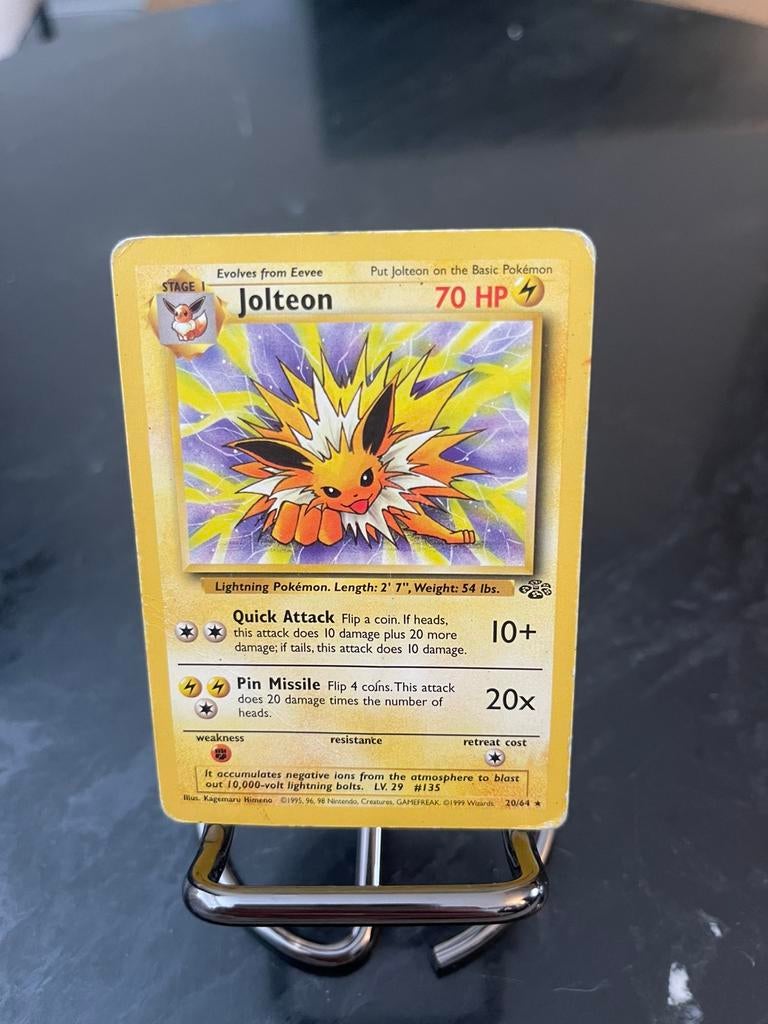 Pokémon Jolteon 20/64, Hobby en Vrije tijd, Verzamelkaartspellen | Pokémon, Verzenden, Gebruikt, Losse kaart