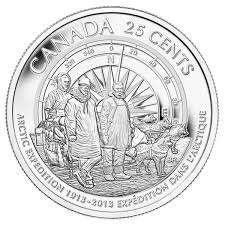 Canada - 25 cent 2013 - Arctic Expedition - Unc., Verzenden, Noord-Amerika, Losse munt