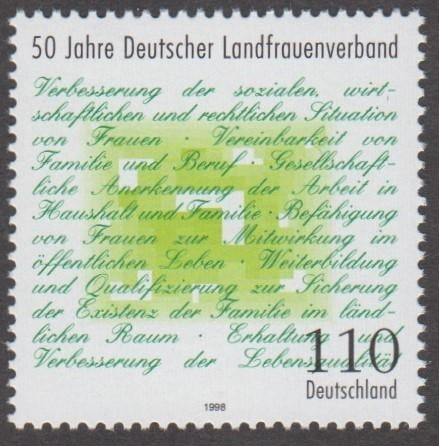 Duitsland BRD 1988 postfris, Ophalen of Verzenden, BRD, Postfris
