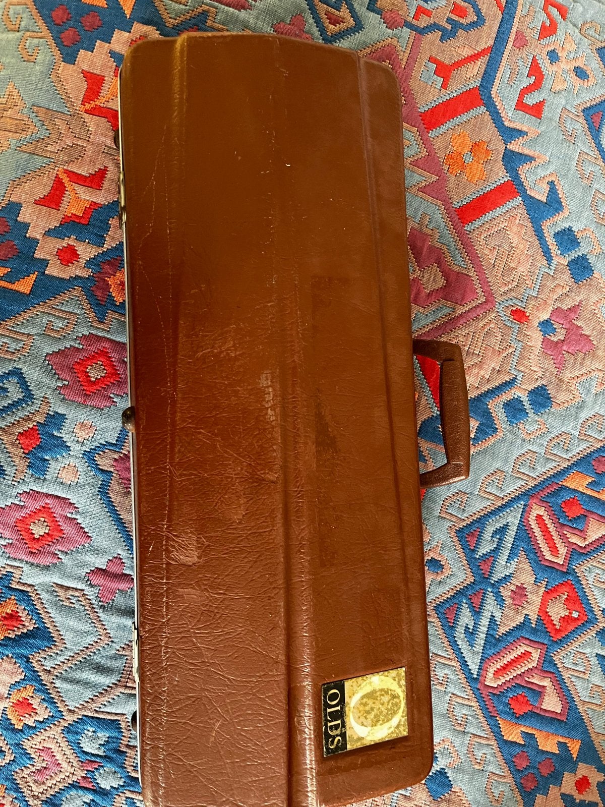 Vintage Olds Trompet Koffer uit de Jaren '50 € 75,-, Muziek en Instrumenten, Ophalen of Verzenden, Gebruikt, Trompet