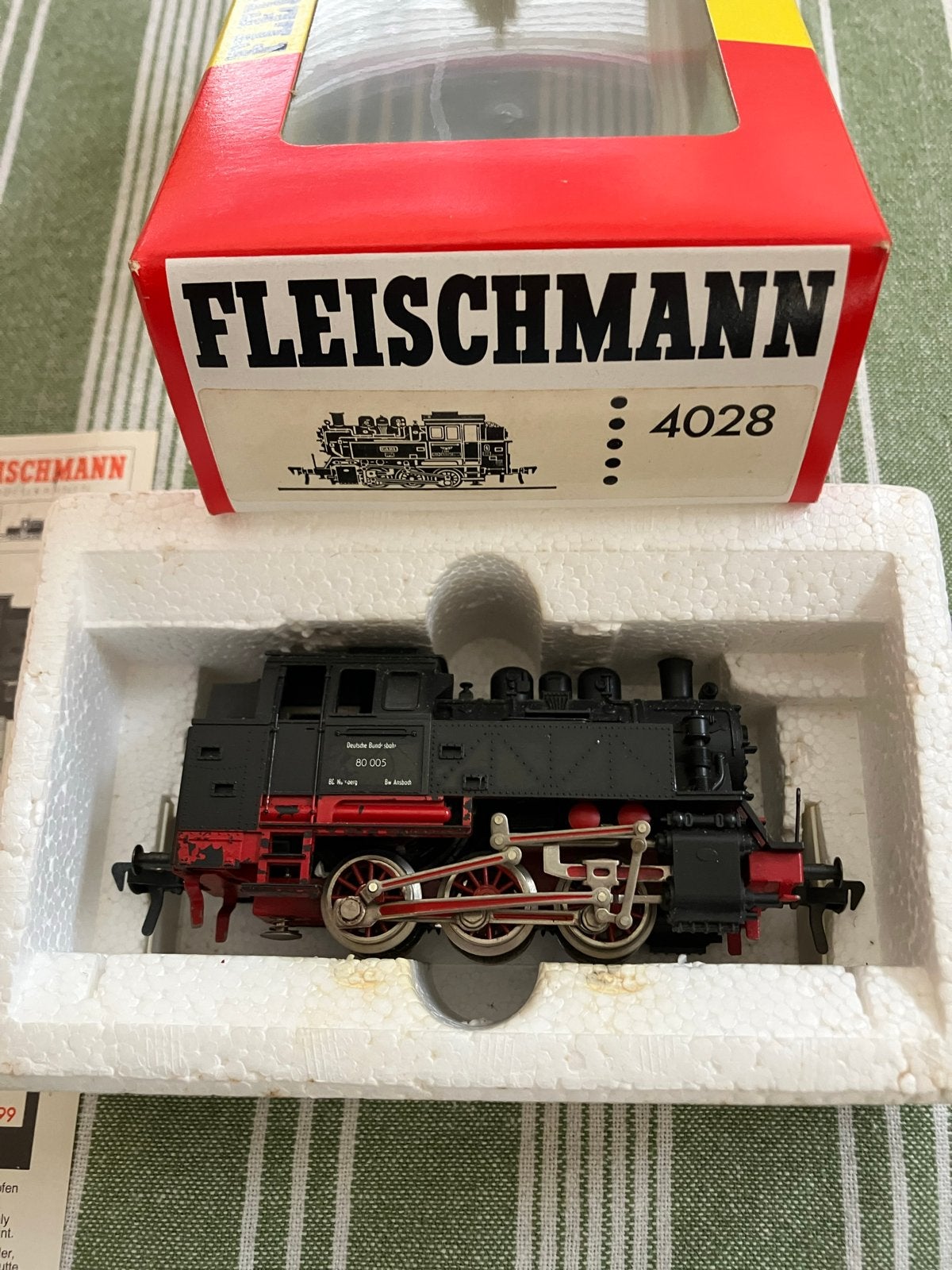 Fleischmann 4028 Stoomlocomotief HO, Gebruikt, Fleischmann, Ophalen of Verzenden, Gelijkstroom