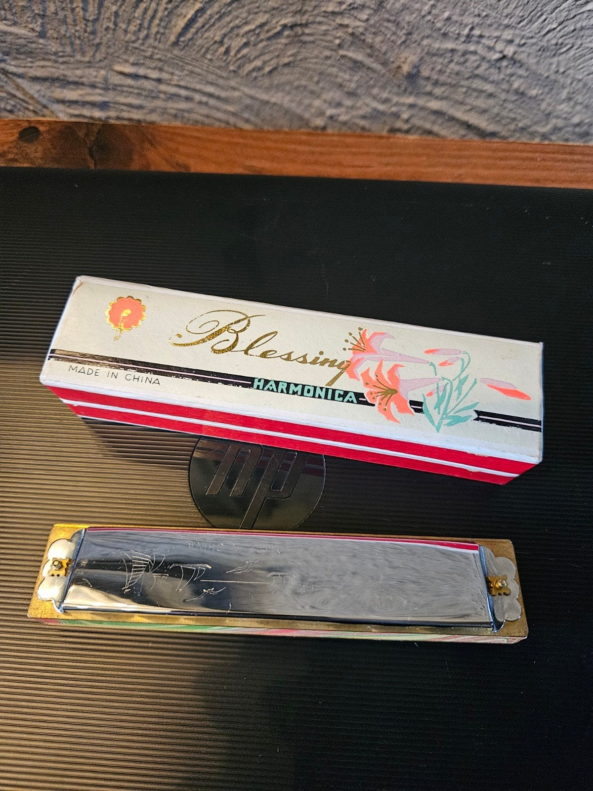 Blessing Harmonica - Vintage Mondharmonica met Doosje, Ophalen of Verzenden, Zo goed als nieuw, C-mondharmonica
