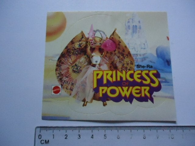 sticker oud MATTEL Princes Power She ra pop speelgoed retro, Verzamelen, Verzenden, Zo goed als nieuw, Bedrijf of Vereniging